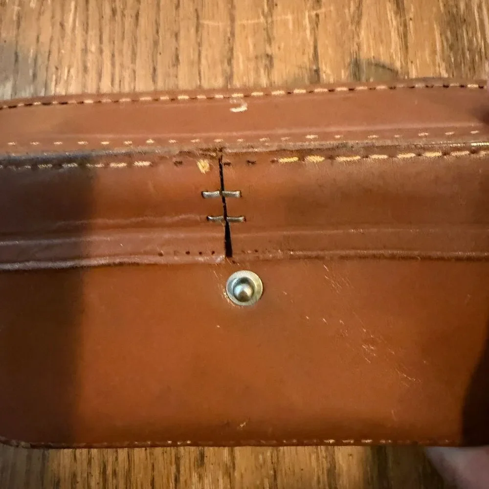 Vintage Argus C3 Rangefinder Brown Leather Camera Case Strap USA Original EC